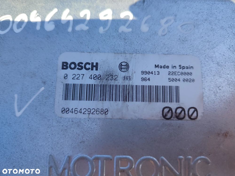 ALFA ROMEO GTV SPIDER 2.0 V6 TB KOMPUTER 0227400232 - 2