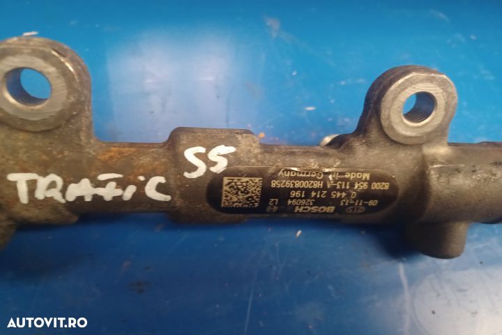 Rampa injectoare 0445214196 8200954113 MX1253 Renault Trafic 2 [2001 - 2