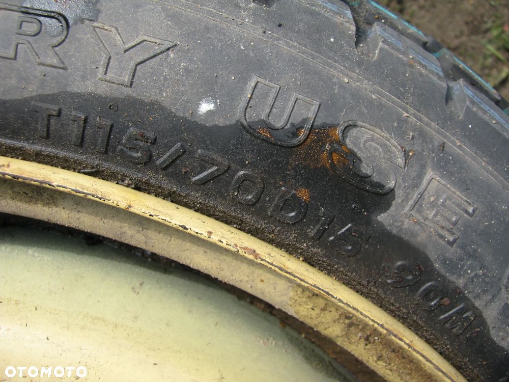 KOŁO DOJAZDOWE MAZDA 3 115/70/15 5X114,3 - 2