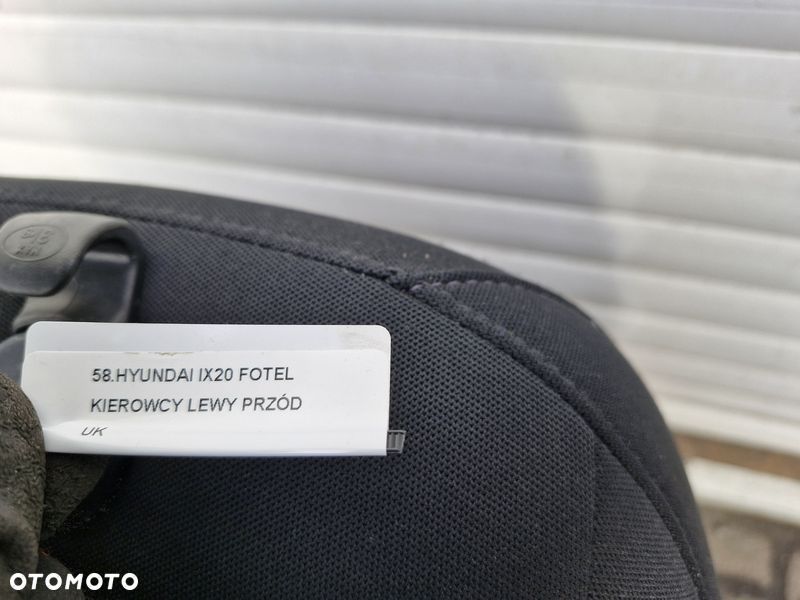 HYUNDAI IX20 FOTEL KIEROWCY LEWY PRZÓD UK - 8