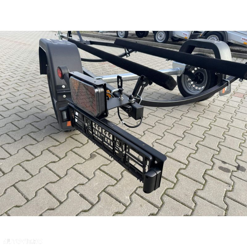 Autocar Remorca transport scuter nefranata cu o singura axa P750-skuter Lux - 9