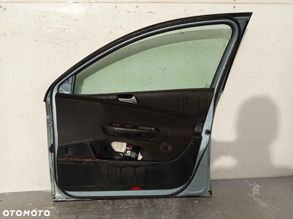 + DRZWI PRZÓD PRZEDNIE PRAWE DO VOLKSWAGEN VW PASSAT B6 LB5M BŁĘKITNE - 5