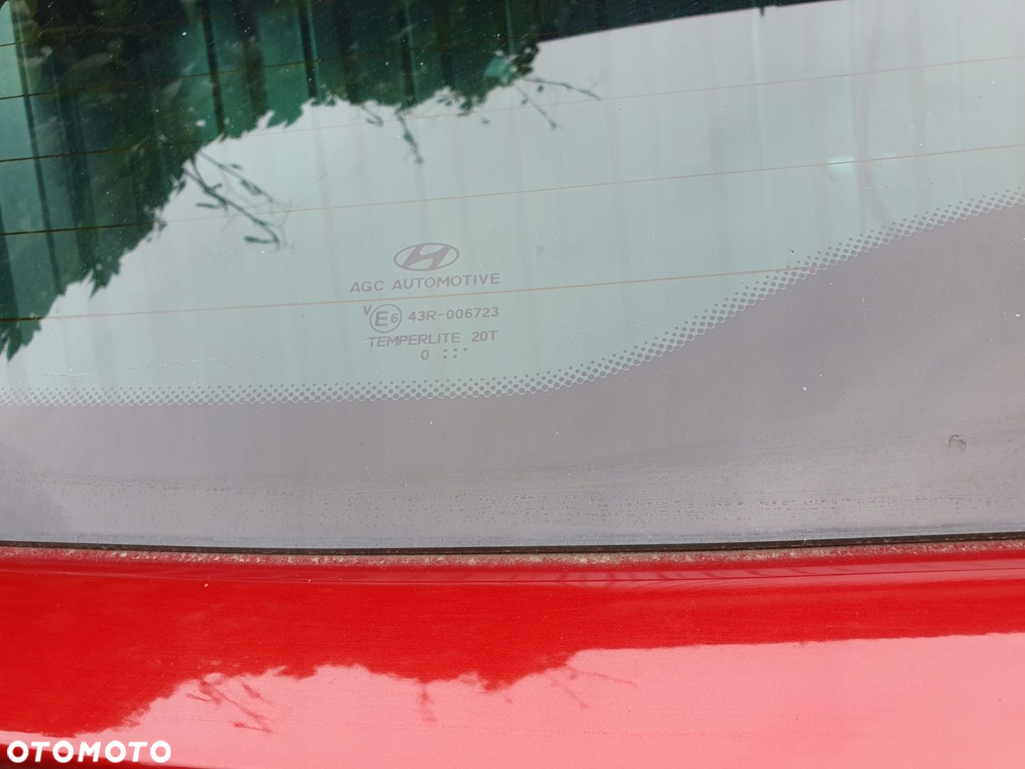 HYUNDAI ix35 KLAPA TYŁ POKRYWA BAGAŻNIKA A0 czerwona - 5