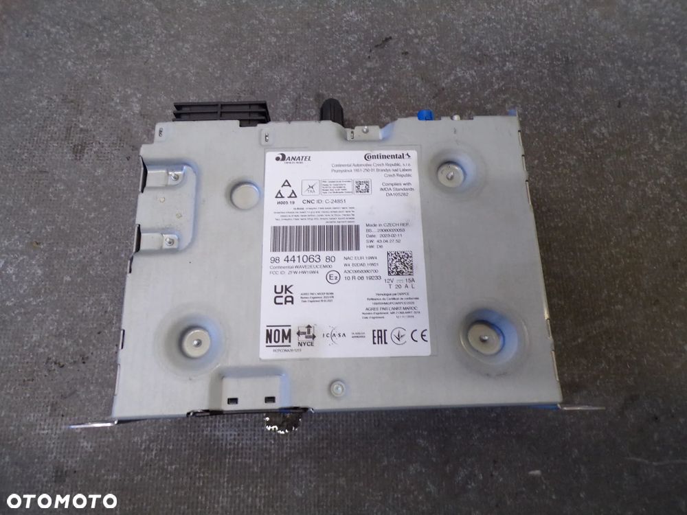 RADIO NAWIGACJA 9844106380 PEUGEOT EXPERT III TOYOTA PROACE CITROEN SPACE TOURER - 1