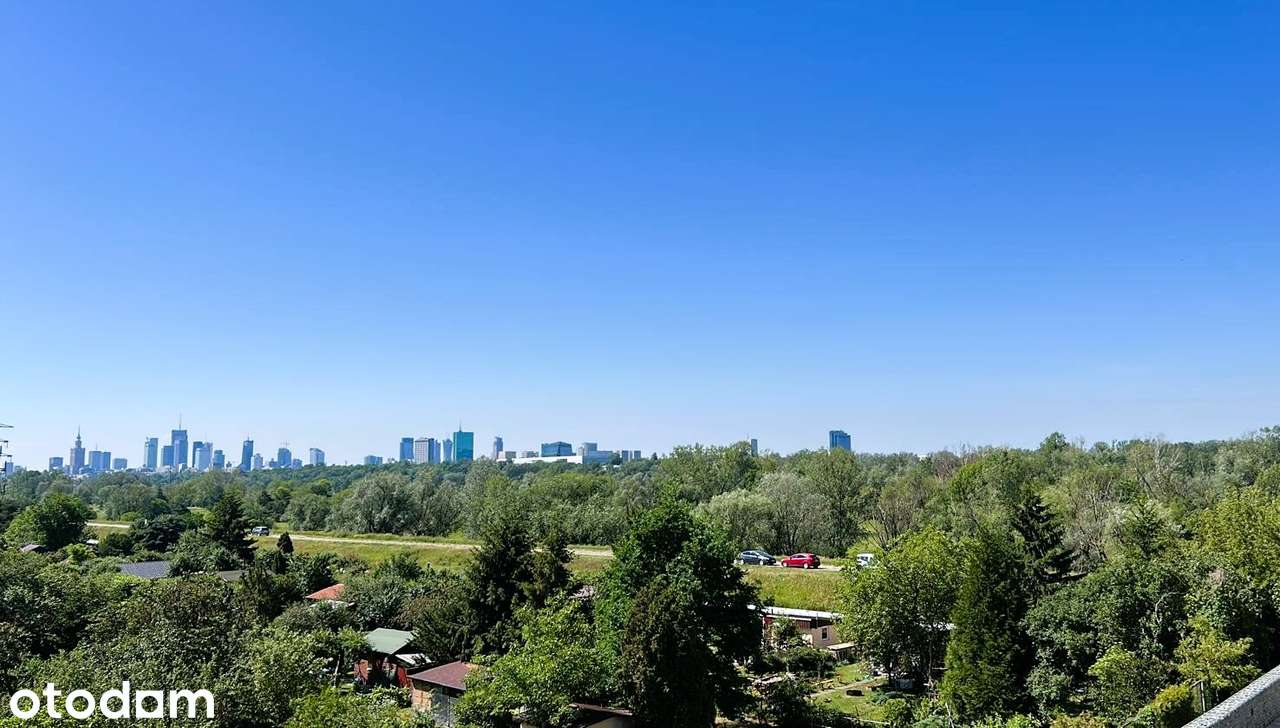 Apartament z widokiem na Warszawę i park, Bulwary Praskie,Jagiellońska