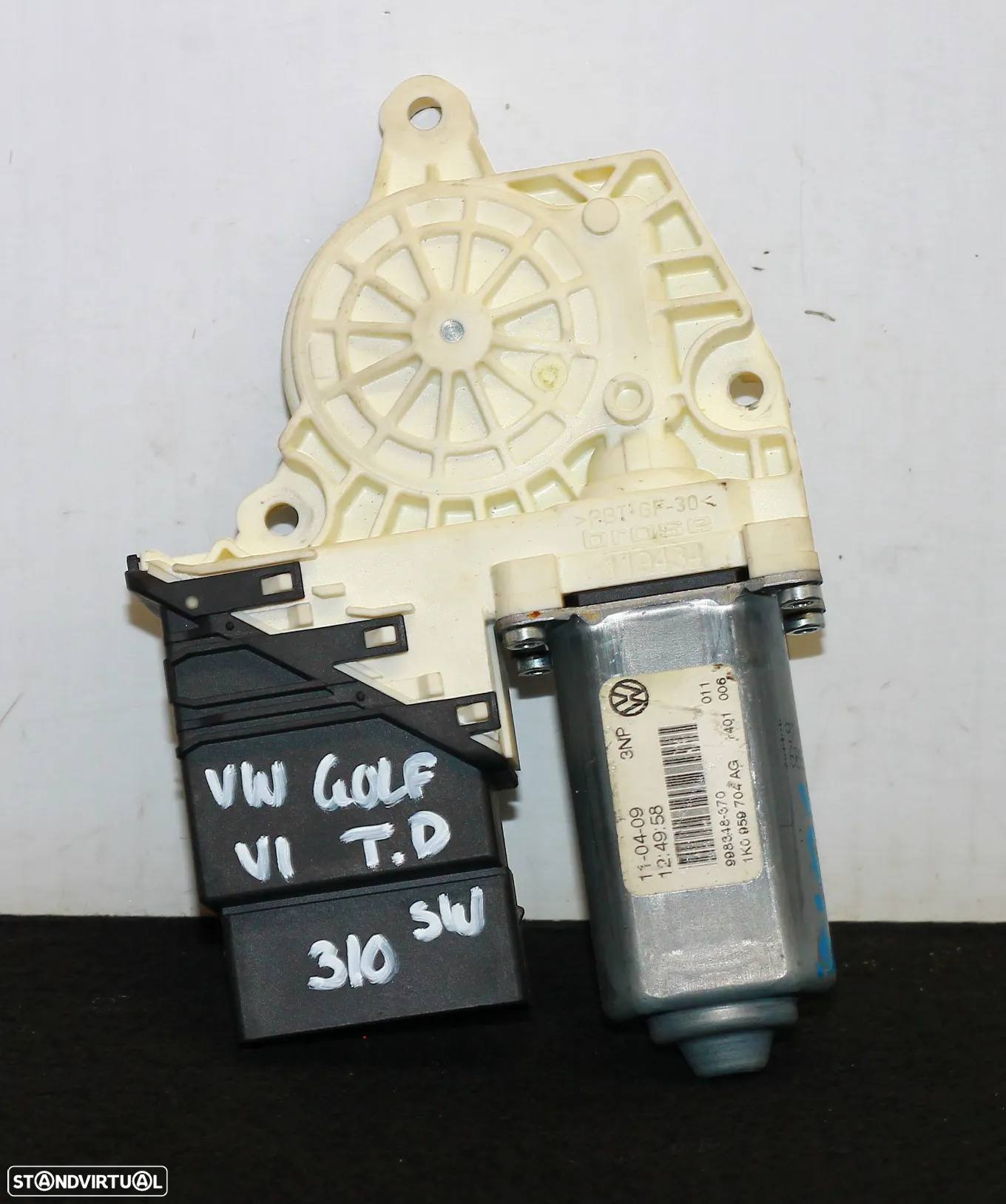 MOTOR ELEVATÓRIO DO VIDRO TRASEIRO DIREITO VW GOLF VI SW - 2