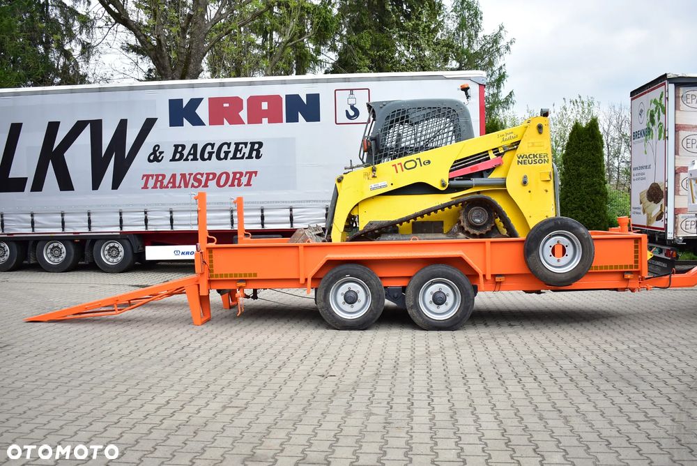 Blomenröhr Przyczepa do przewozu maszyn budowlanych / Najazdy/ DMC : 6900 KG/ Sprowadzona z Niemiec ! - 10