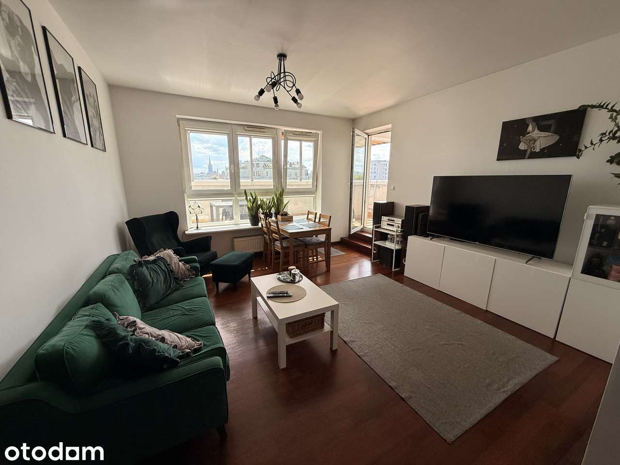 Mieszkanie 75m² + taras 24m², 6p, widok na PKiN, garaż, ul. Stawki