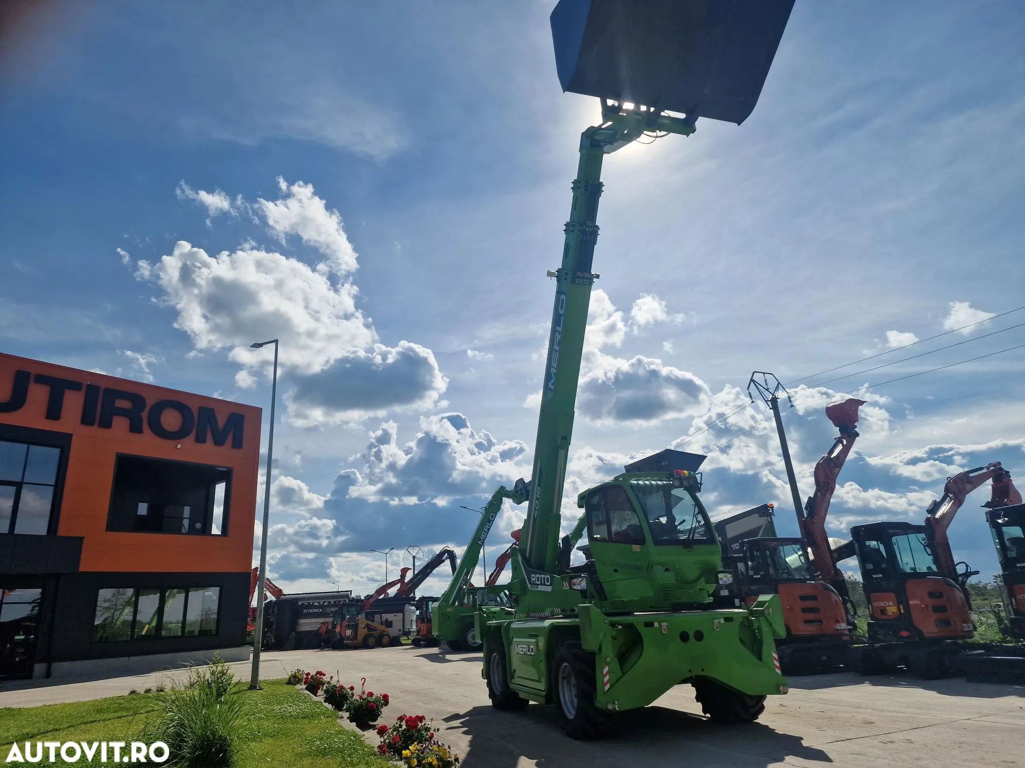 Merlo ROTO la 18m, Furci, cupa, AC, Cupla rapida, posibilitate leasing 5 ani, garantie 2 ani, nefolosit, produs in Italia-PROMOTIE 163.000 EUR+Tva - 20