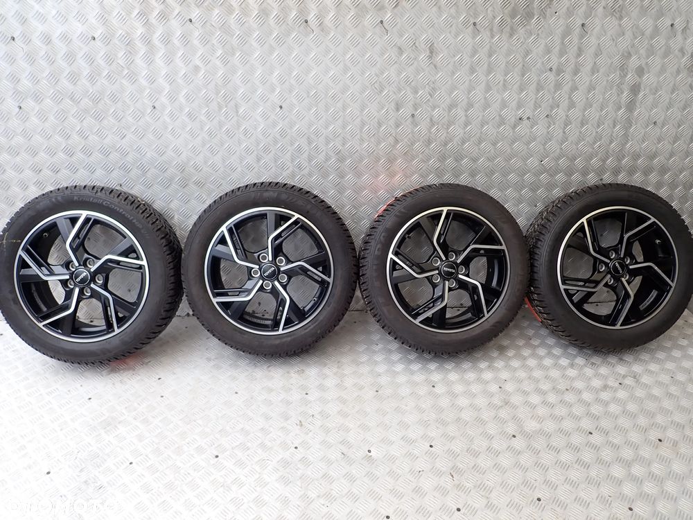 KOŁA FELGI ALUMINIOWE TOYOTA 6JX16 ET 50 5X100  KBA 53552  Z OPONAMI ZIMA 195/55/16 - 1