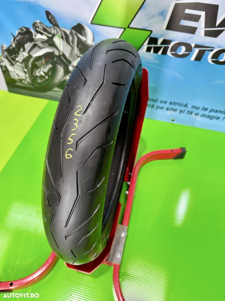 120 70 17 Anvelopa Moto 2020 Pirelli Rosso2 Cauciuc Fata C2356 - 2