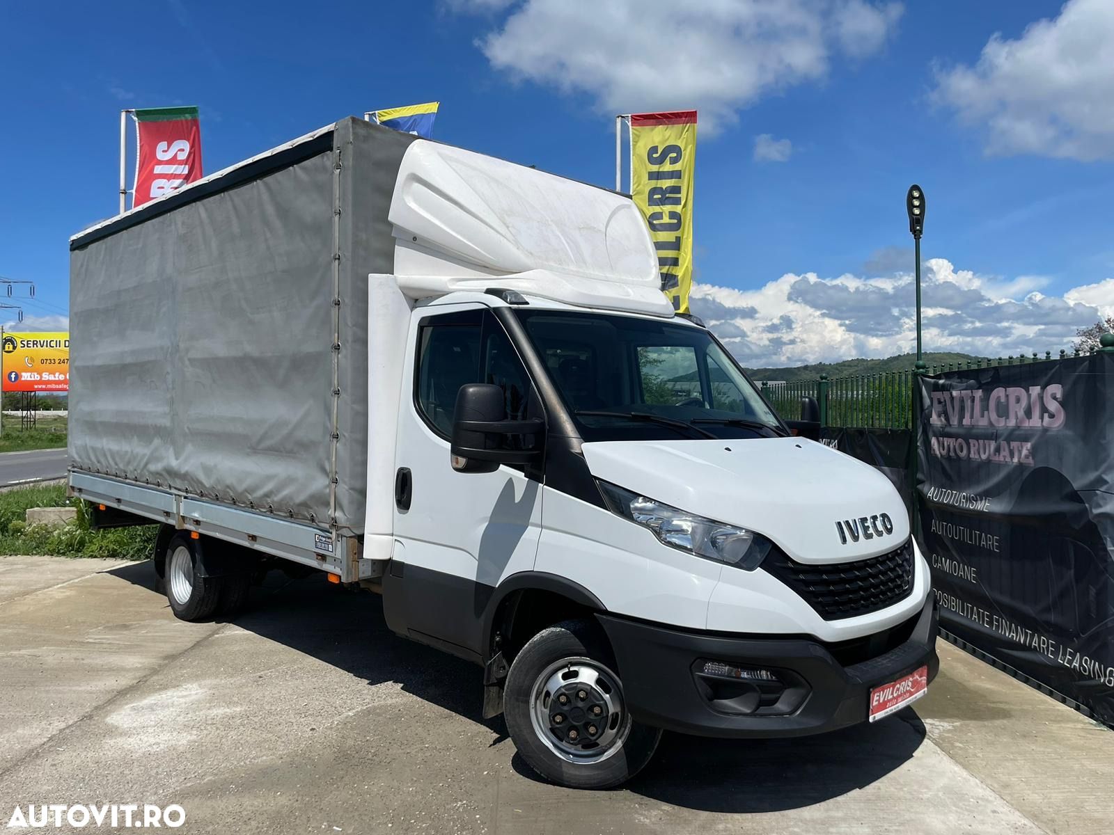 Iveco Daily 35C14 Prelata 10 EUROPALETI AXA DUBLA SPATE - 1