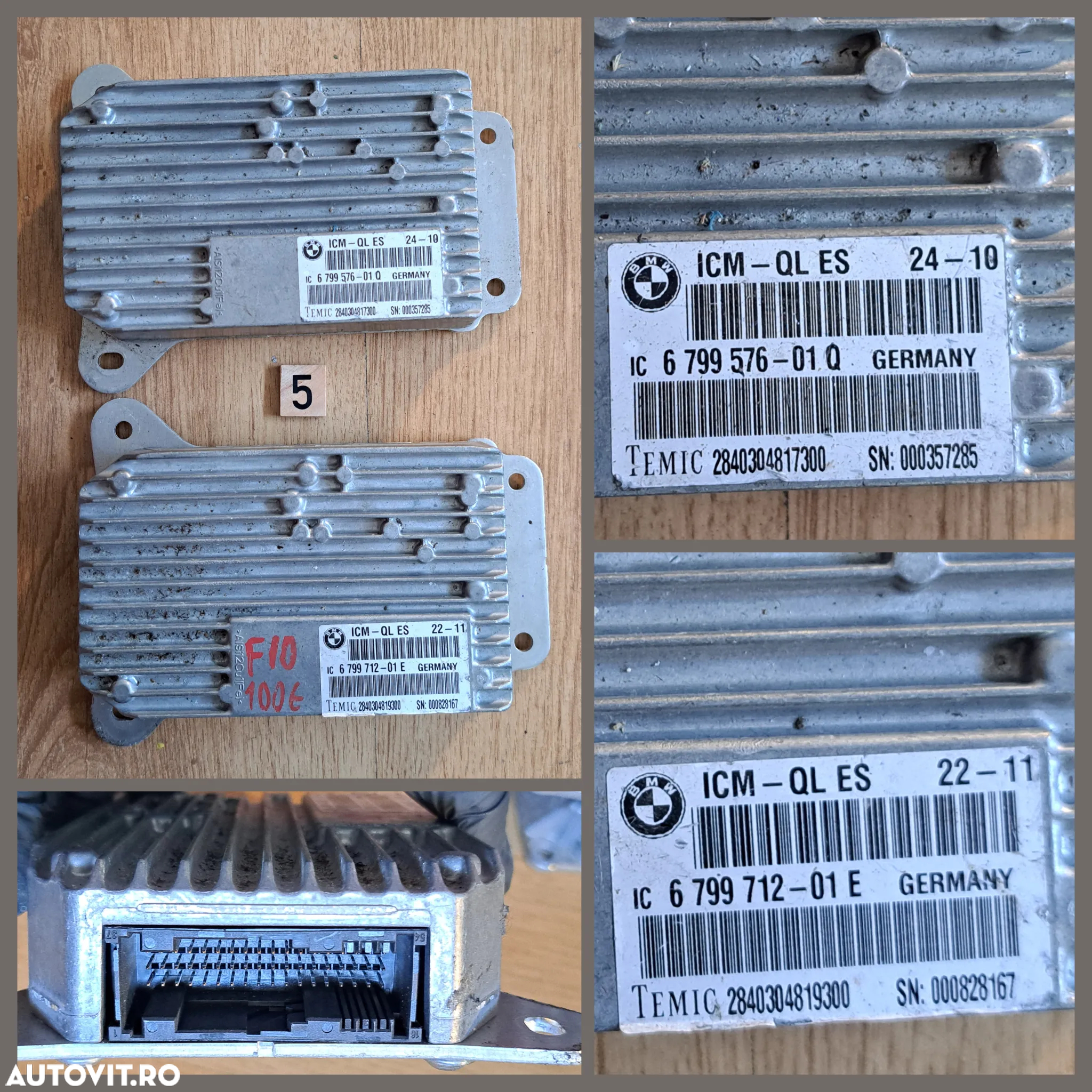 Calculator modul ECU airbag ICM bmw F20 f22 f30 f32 f25 f26 f15 f16 f86 f07 f02+lci - 6