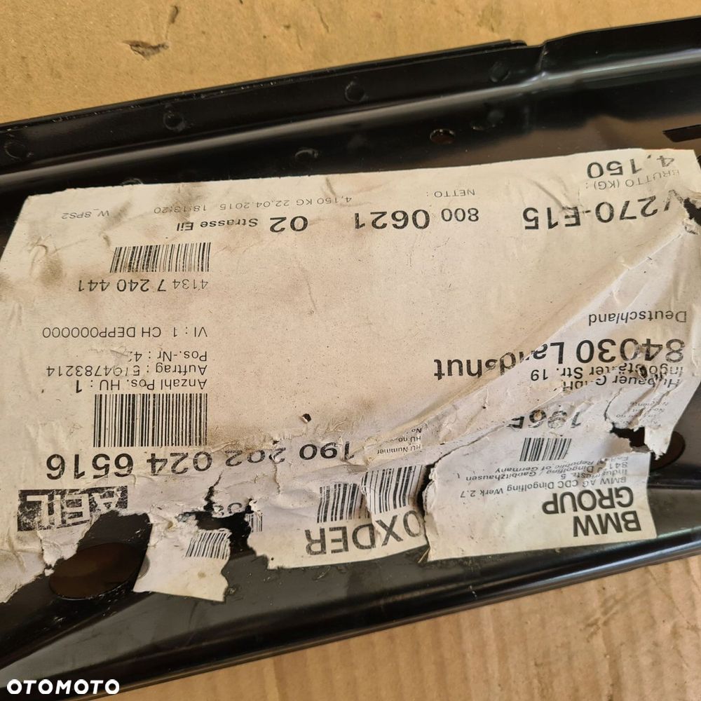 pas tylny poszycie bagażnika bmw 5 f11 7240441 - 2