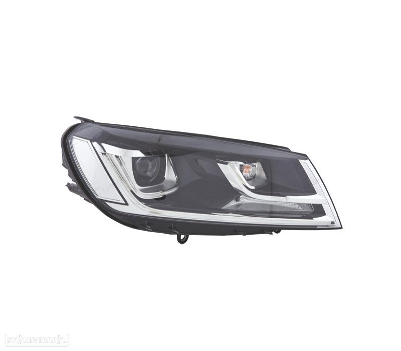 FAROL DIR BI-XENON VOLKSWAGEN VW TOUAREG 14-18 COM LUZES DIURNAS LED - 1