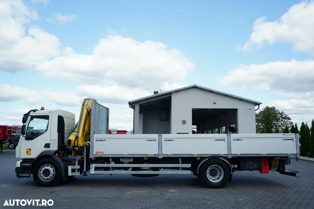 Volvo FL 280 / 4x2 / LIVRARE - 7,2 M / MACARA HDS HYVA HB 150- 10 M / CAPACITATE MAXIMĂ DE RIDICARE 5.200 KG / ROTATOARE / TELECOMANDĂ / CAMERĂ / EURO 6 - 9