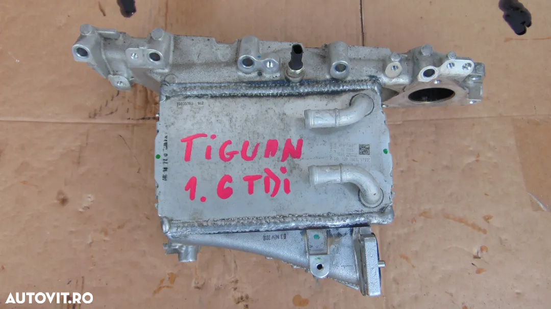 Radiator intercooler VW tiguan 1.6 golf 7 passat b8 t cross touran 1.6 audi a3 seat leon skoda ctav - 2