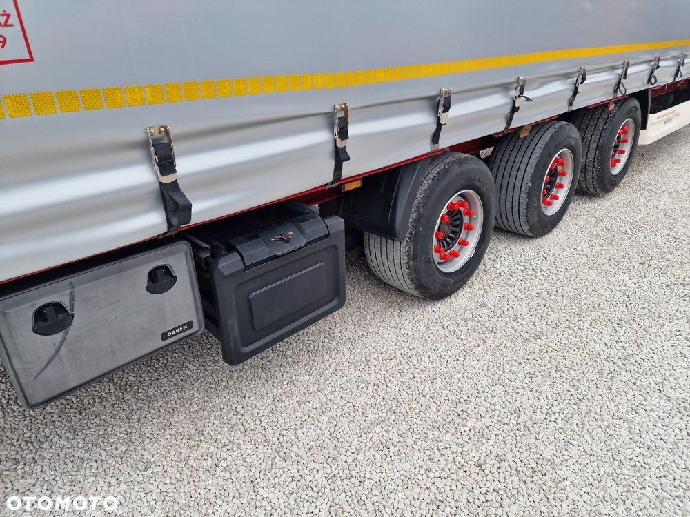 Wielton Naczepa BURTO-FIRANKA MEGA - NOWE PLANDEKI I DACH - ŁADNA RAMA - SAF - OŚ PODNOSZONA - 16