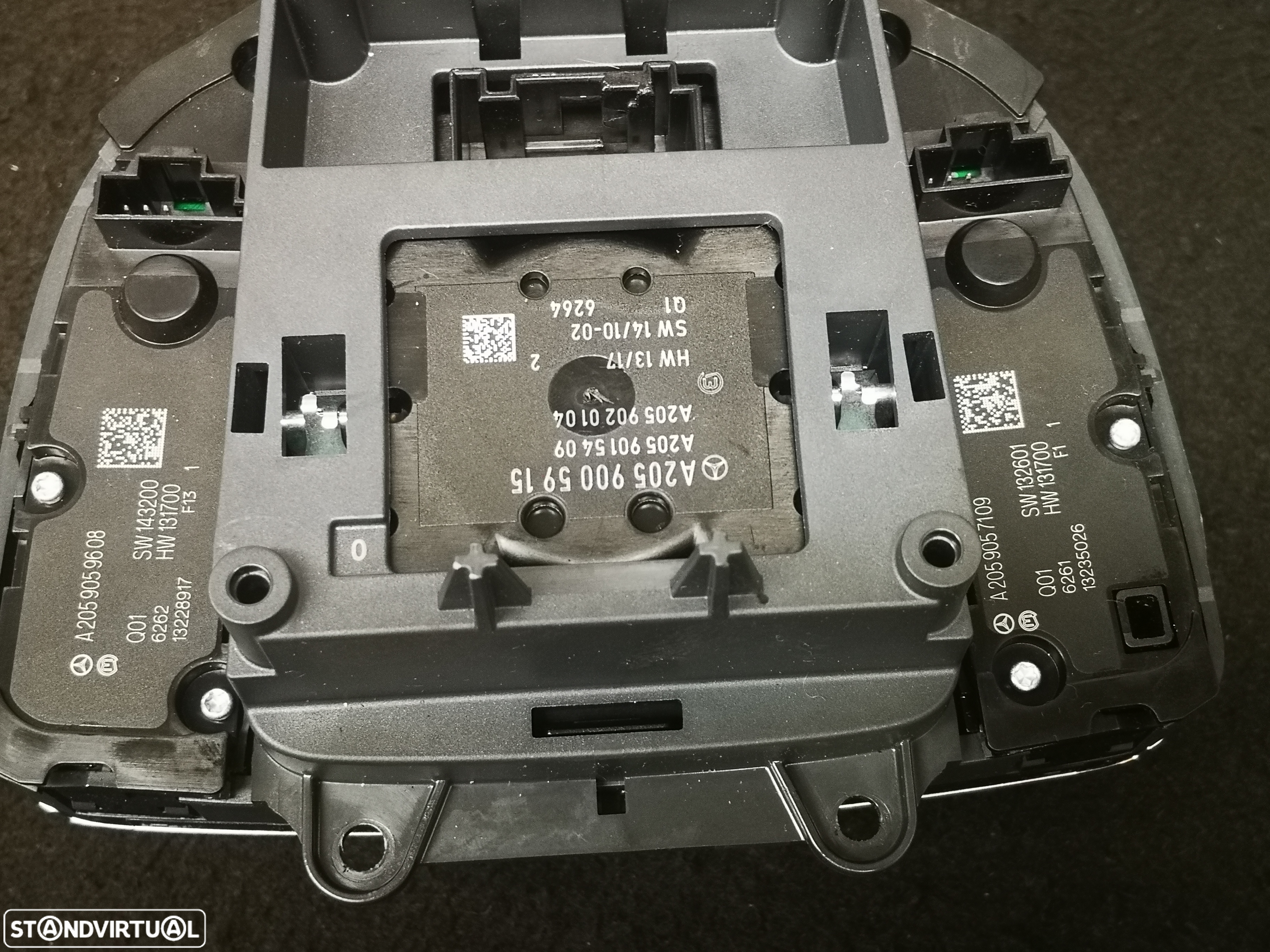 Comando modulo  Interruptores da consola central Joystick Mercedes w205 class c 2015+ - 10