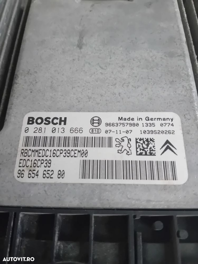 Calculator Motor ECU Peugeot 4007 Cod 9665465280 – Original, Testat, Arad - 2