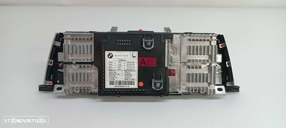 TELA/ECRÃ MULTIFUNÇÕES BMW SERIE 5 GRAN TURISMO (F07) 535D XDRIVE - 3