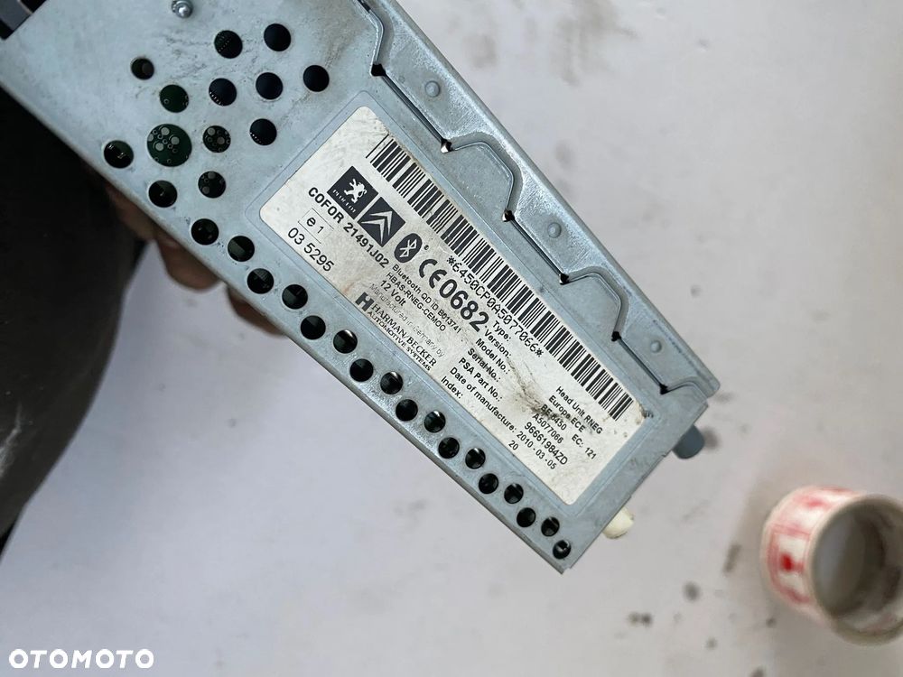 RADIO NAWIGACJA CITROEN C5 III 3 X7 96661984ZD - 2