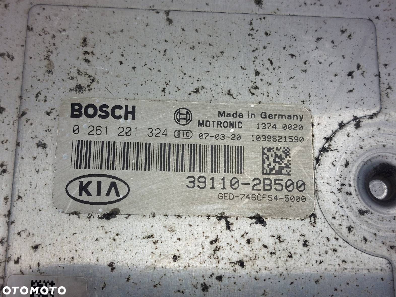 ZESTAW STARTOWY KIA CEED I 1.6 16V 39110-2B500 0261201324 91940-1H120 - 2