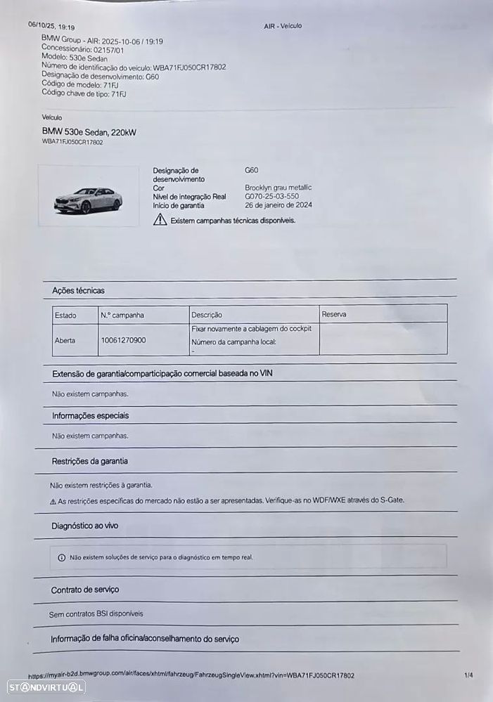 BMW 530 e Pack Desportivo M - 54