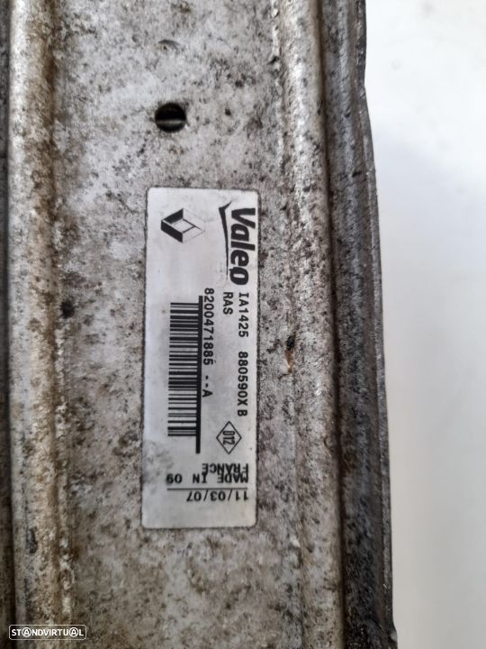 RADIADOR INTERCOOLER VALEO 8200471885A RENAULT CLIO III 3 MK3 1.5 DCI K9K766 - 5