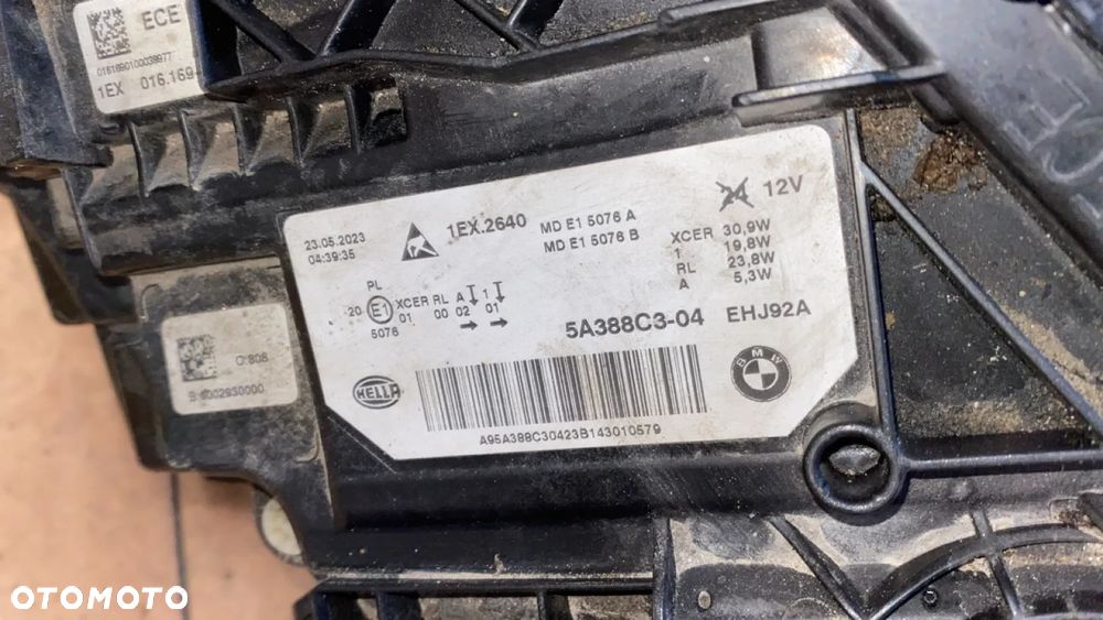 BMW 5 G30 G31 LIFT LEWA LAMPA PRZÓD LED 5A388C3 EUROPA - 8
