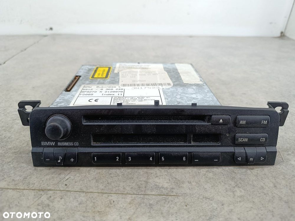 RADIO FABRYCZNE BMW 3 E46 FL 8368248  7649272042  BLAUPUNKT - 1