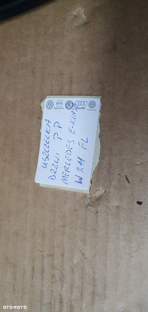 Uszczelka drzwi prawy przód przednia prawa Mercedes E Klasa W211 Lift - 7