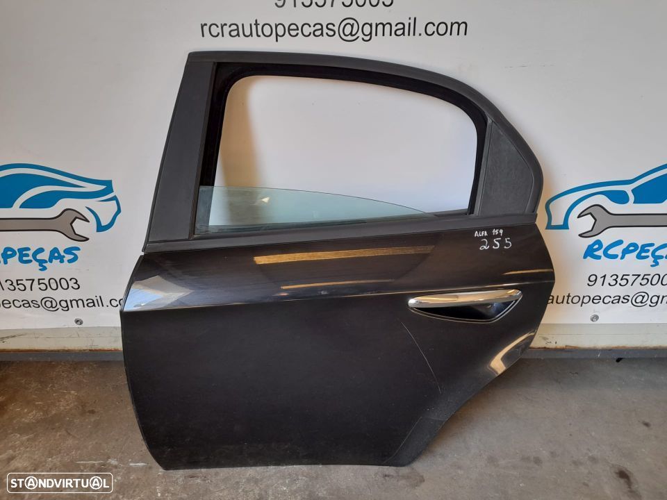 PORTA TRASEIRA TRÁS ESQUERDA ALFA ROMEO 159 SEDAN CARRO FECHO ELEVADOR MOTOR PUXADOR VIDRO - 4