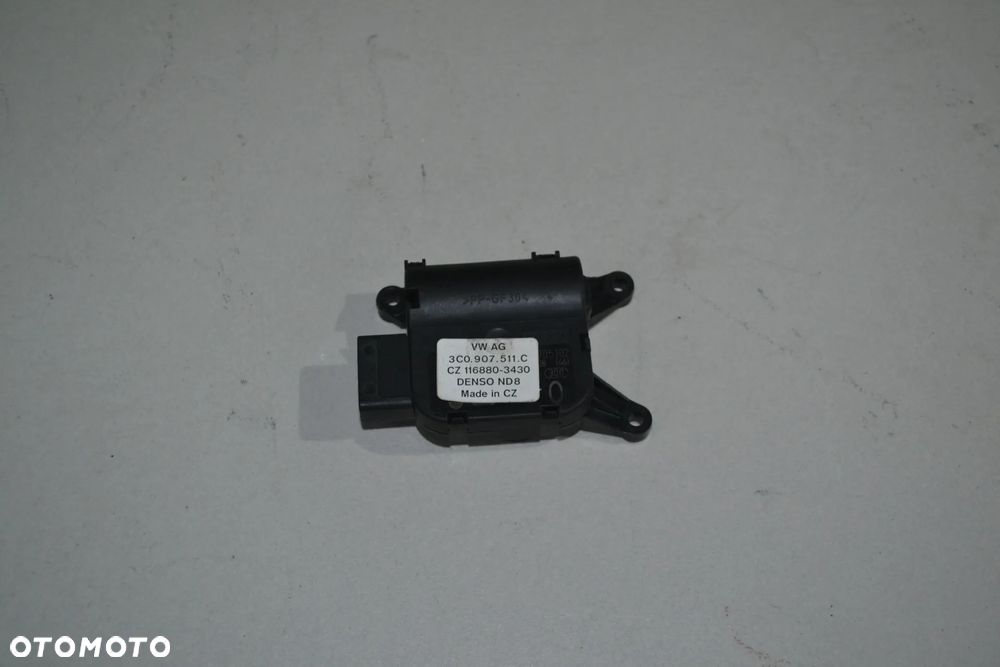 VW SEAT SKODA SILNICZEK REGULACJI KLAP OGRZEWANIA NAGRZEWNICY 3C0907511C - 1