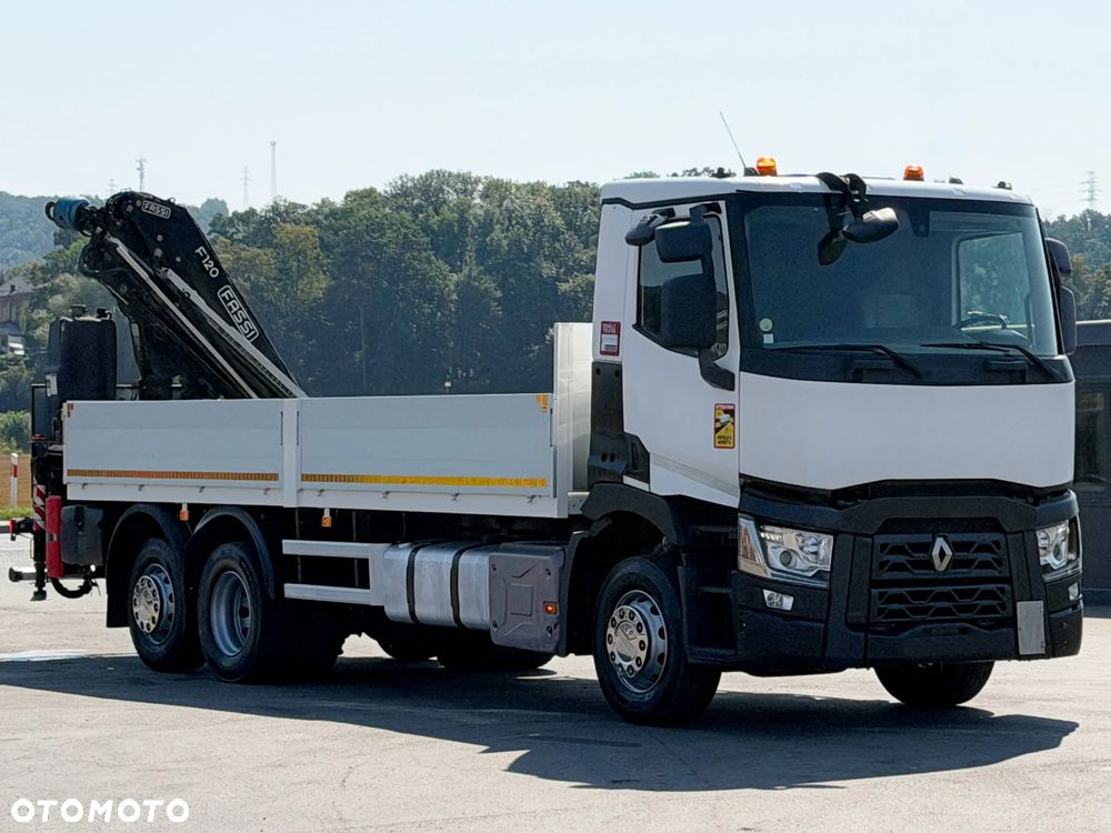 Renault T 380 * SKRZYNIA 6,80 m * FASSI F120B.2.22 + PILOT * STAN BDB - 3
