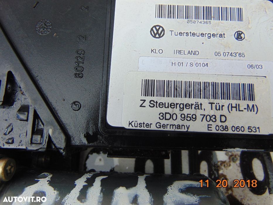 Motoras macara geam VW Touareg Phaeton motorase macarale electrice - 2