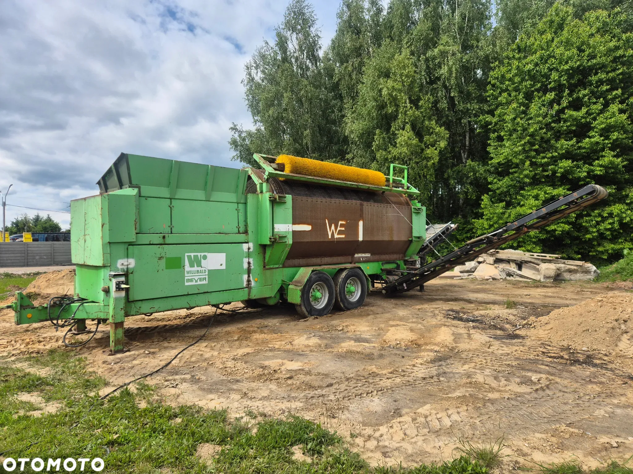 Inny Beyer TSM 5500 Przesiewacz Bębnowy Sortownik Mobilny Elektryczny + Agregat Prądotwórczy - 2