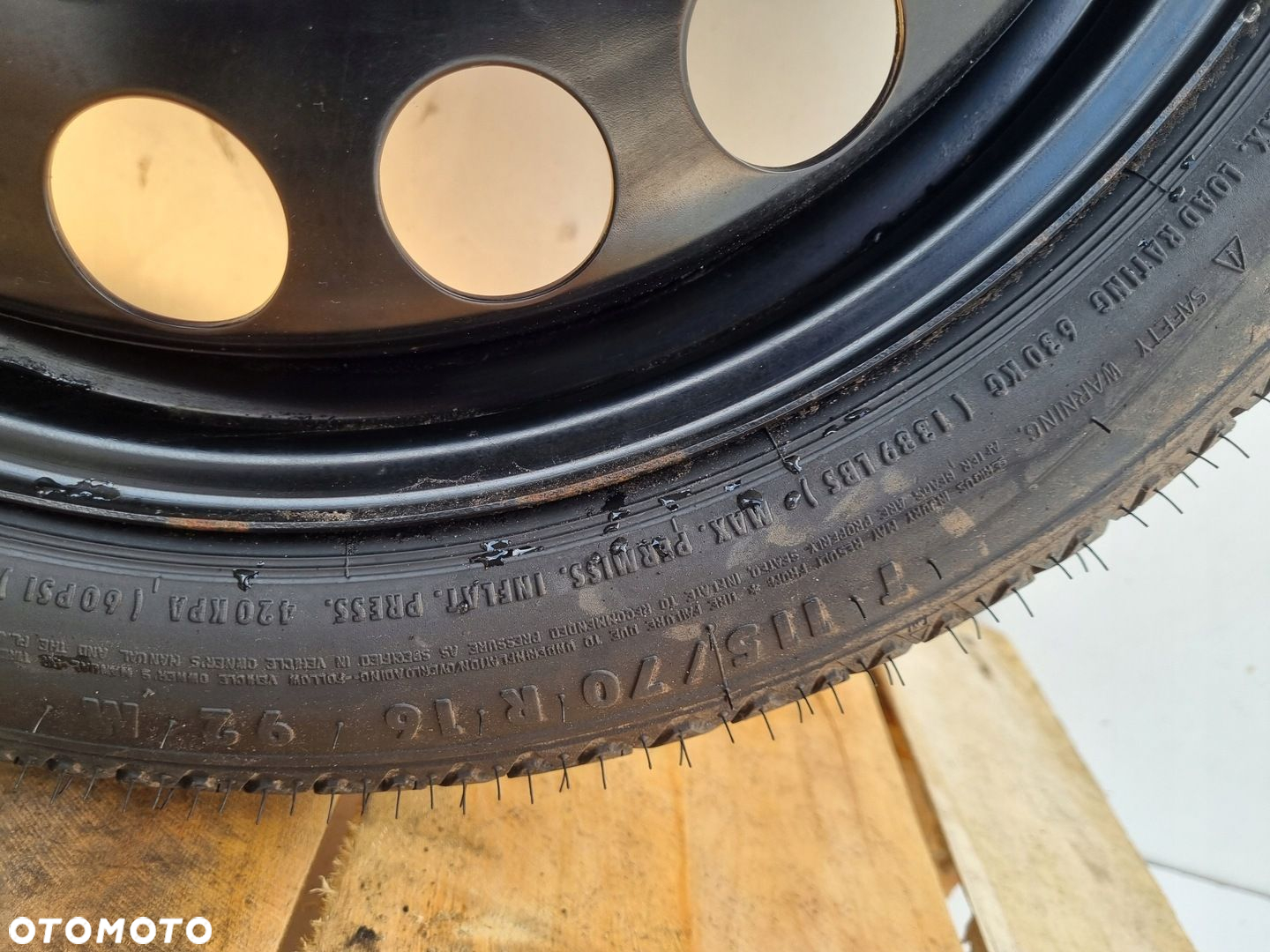 Opel Vectra C Astra H KOŁO DOJAZDOWE dojazdówka 115/70 R16 5x110 2160132 - 5