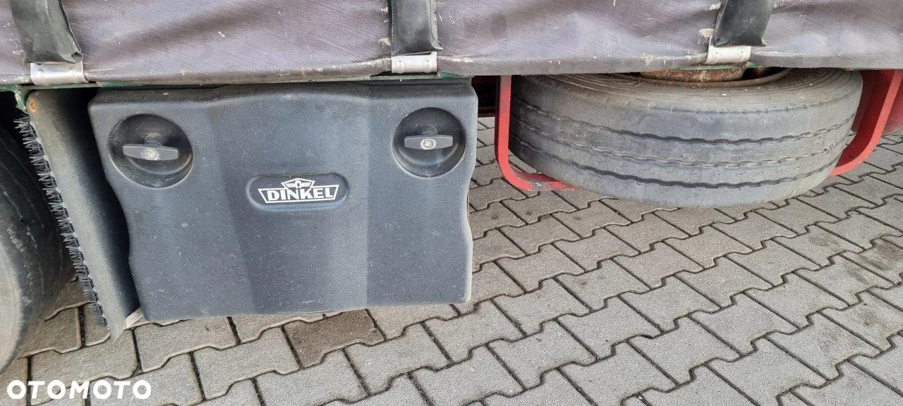 Dinkel Dinkel naczepa niskopodwoziowa 5 osiowa z rozsuwaną plandeką i dachem - 9
