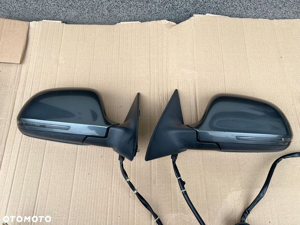 LUSTERKA II LIFT LEWE  PRAWE 2008-2010 LZ7S AUDI A8 D3 KOMPLET 17 PIN 143 - 6