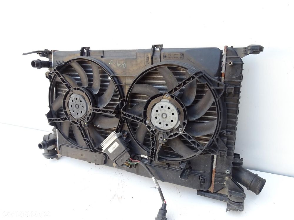 KPL CHŁODNIC INTERCOOLER + WENTYLATORY 8K0959501G 2.0 TDI AUDI A6 C7 - 7