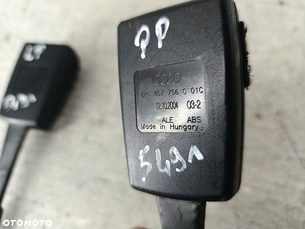 ZAPINKI,SPINKI PASA PRZÓD KOMPLET AUDI A3 8P/8PA/8P7 8P0857755B  8P0857756C - 3