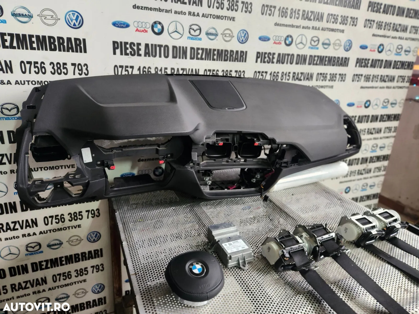 Plansa Bord Kit Airbag Bmw X3 X4 G01 G02 Volan Stanga An 2017-2018-2019-2020-2021-2022-2023 Dezmemb - 4