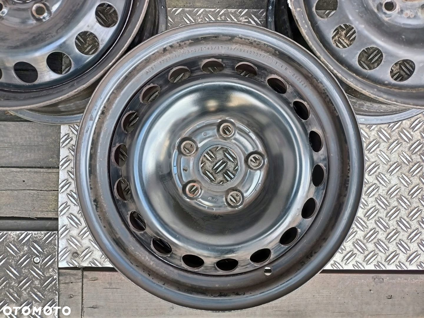 Felgi stalowe 15cali VW Passat Golf Caddy Jetta Transporter - 6