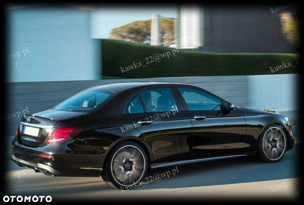 MERCEDES W213 SPOILER LOTKA NA KLAPĘ AMG PODKŁAD! - 9