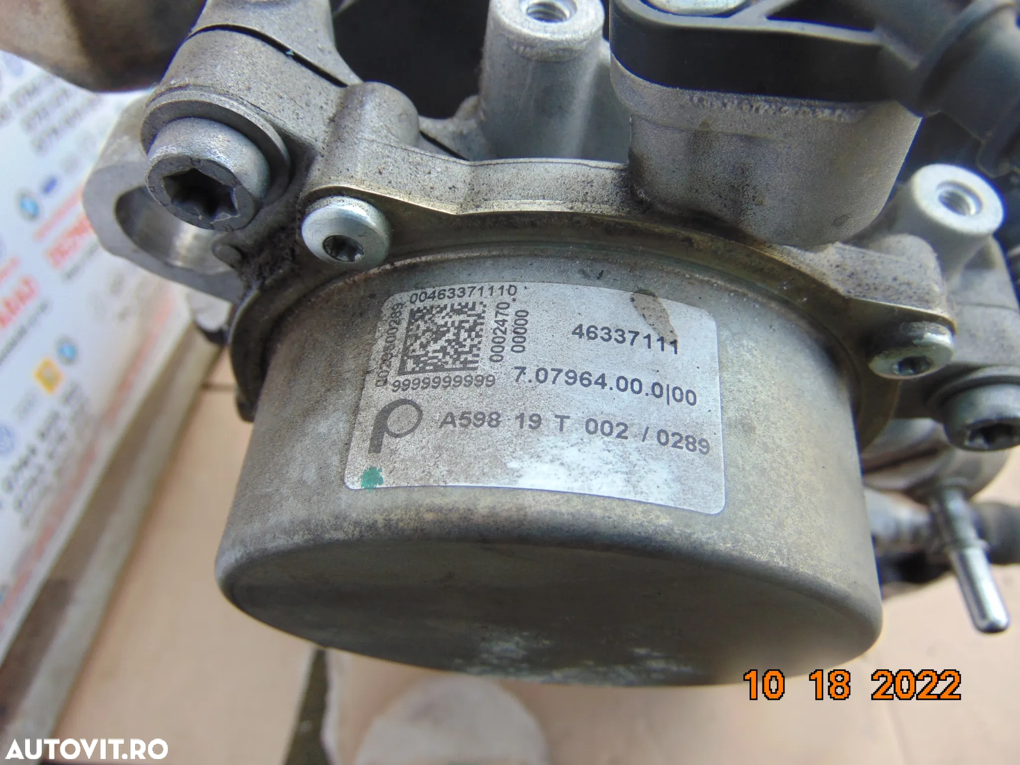 Pompa vacuum Jeep Renegade 1.3 benzina Fiat 500x pompa tandem 1.3 benzina - 2