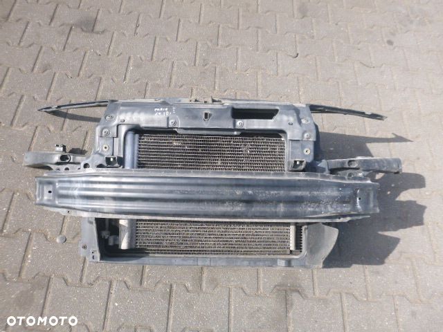 PAS PRZEDNI WZMOCNIENIE CZOŁOWE CHŁODNICA WENTYLATOR KOMPLETNY SKODA FABIA I 1.4 TDI 99-08 KLIMATYZACJA - 2