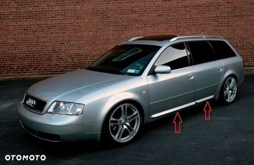 Audi A6 C5 97-02 S6 RS6 LISTWY NA DRZWI 4 SZTUKI - 4