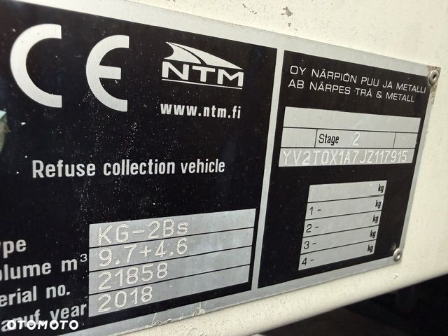 Volvo FL 250 4x2 NTM 2-komory Euro 6 - 7