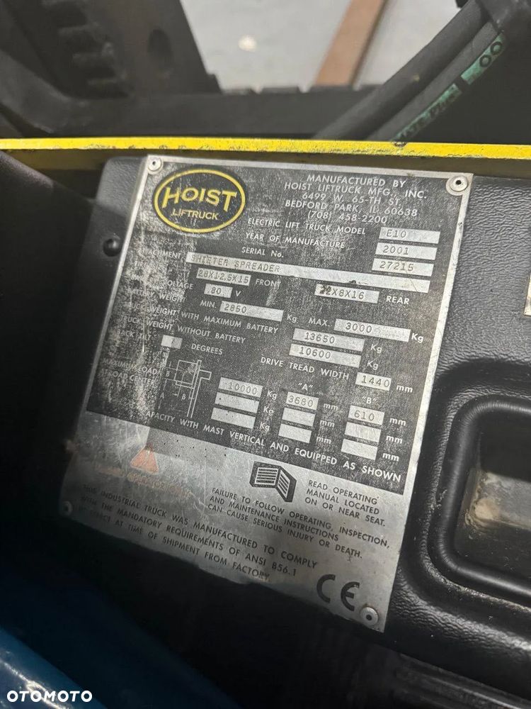 Inny HOIST E10 ELECTRIC LIFT TRUCK - 7